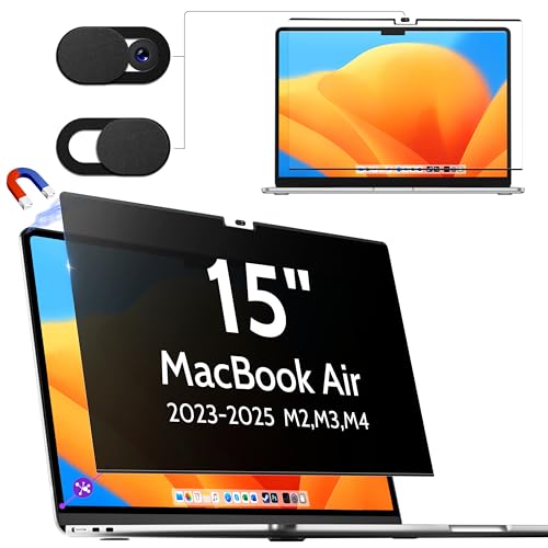Iee1394 Cable - Makinda Macbook Air 15 (2023-2025 M2、M3、M4)マグネット式 覗き見防止 保護フィルム、プライバシーフィル