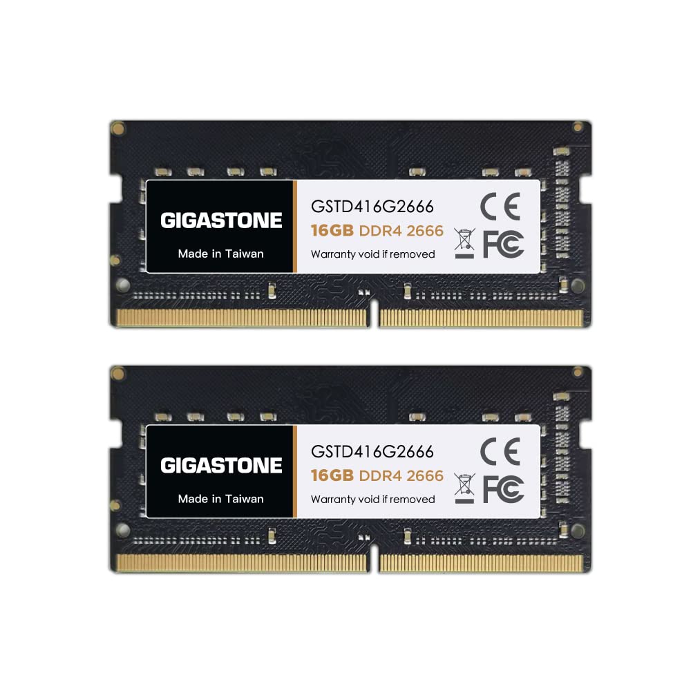 ڥ DDR4GIGASTONE 16GBx2 (32GB Kit) DDR4 2666MHz (2400MHz or 2133MH...