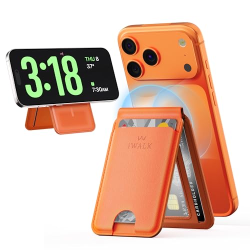 Rakuten - iWALK スマホスタンド Magsafe対応 カードケース【2025年新登場・超強磁力・カード5枚まで収納可能】 薄型 軽量 カード収納 マグ