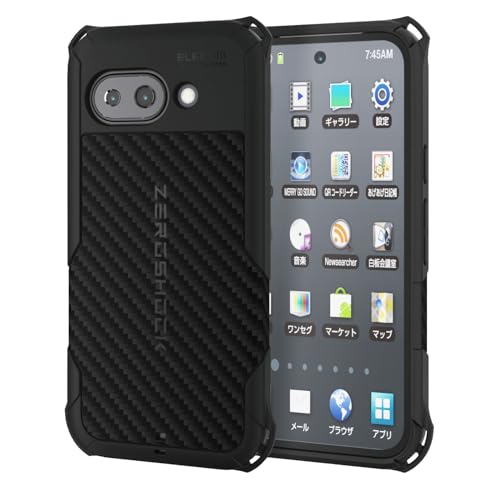 Rakuten - エレコム Google Pixel 9a ケース 耐衝撃 衝撃吸収 ZEROSHOCK 4つ角ダンパー ハニカム構造 グリップテクスチャー レン