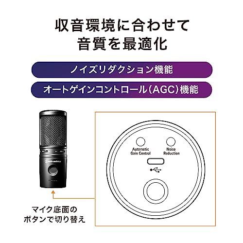 �����ǥ����ƥ��˥� AT2020USB-XP USB ����ǥ󥵡��ޥ��� AT2020USB-XP NR(�Υ�������������)��� AGC(����