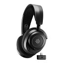 SteelSeries ワイヤレス ゲーミングヘッドセット ヘッドホン 軽量 ボイスチャット可能 ゲームとスマホを同時接続 Arctis Nov
