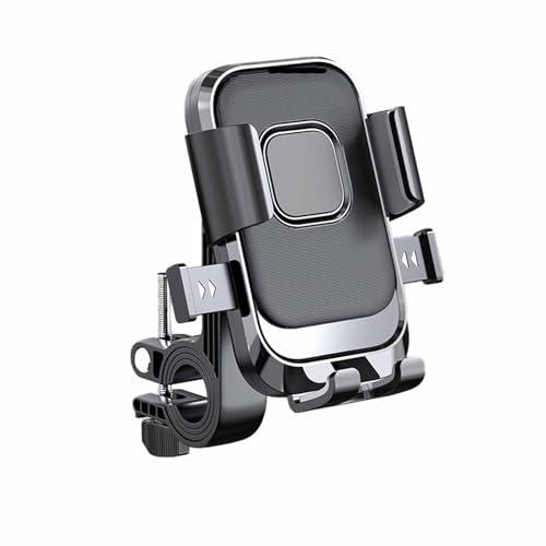 FineGood 自転車 スマホホルダー 落下防止 振動吸収 強力な保護 360度回転 簡単取付 片手操作 4.7-7.2インチ 多機種対応 オ