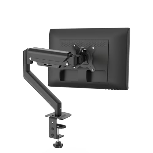 SURFOU モニターアーム モニタースタンド 最大32インチ対応 角度/高さ調整可能 VESA75×75/100×100mm ガススプリング式
