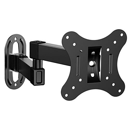 JXMTSPW モニター テレビ壁掛け金具 14-27インチ 液晶モニター対応 回転式左右移動式 上下角度調節 前..