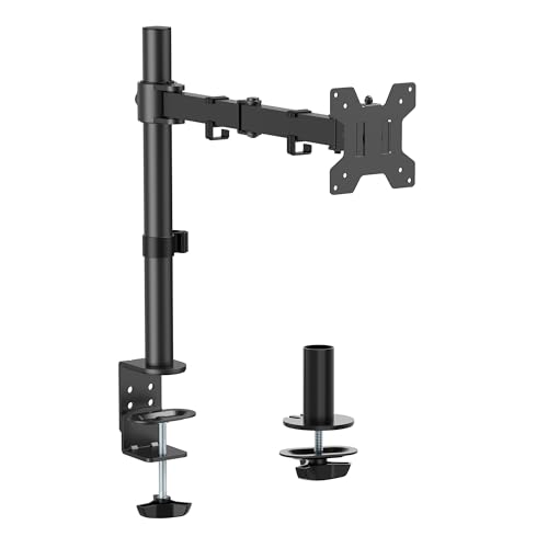 アーキス(Archiss) モニターアーム シングル (27インチまで) 耐荷重10kg 高さ調整可能 デスク設置用 ブラック AS-MABH0