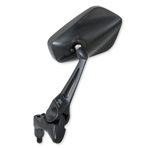 タナックス(TANAX) ナポレオン(NAPOLEON) NA-013 シャークミラー6 ブラック バイク用ミラー 10mm正ネジ/逆ネジボルト