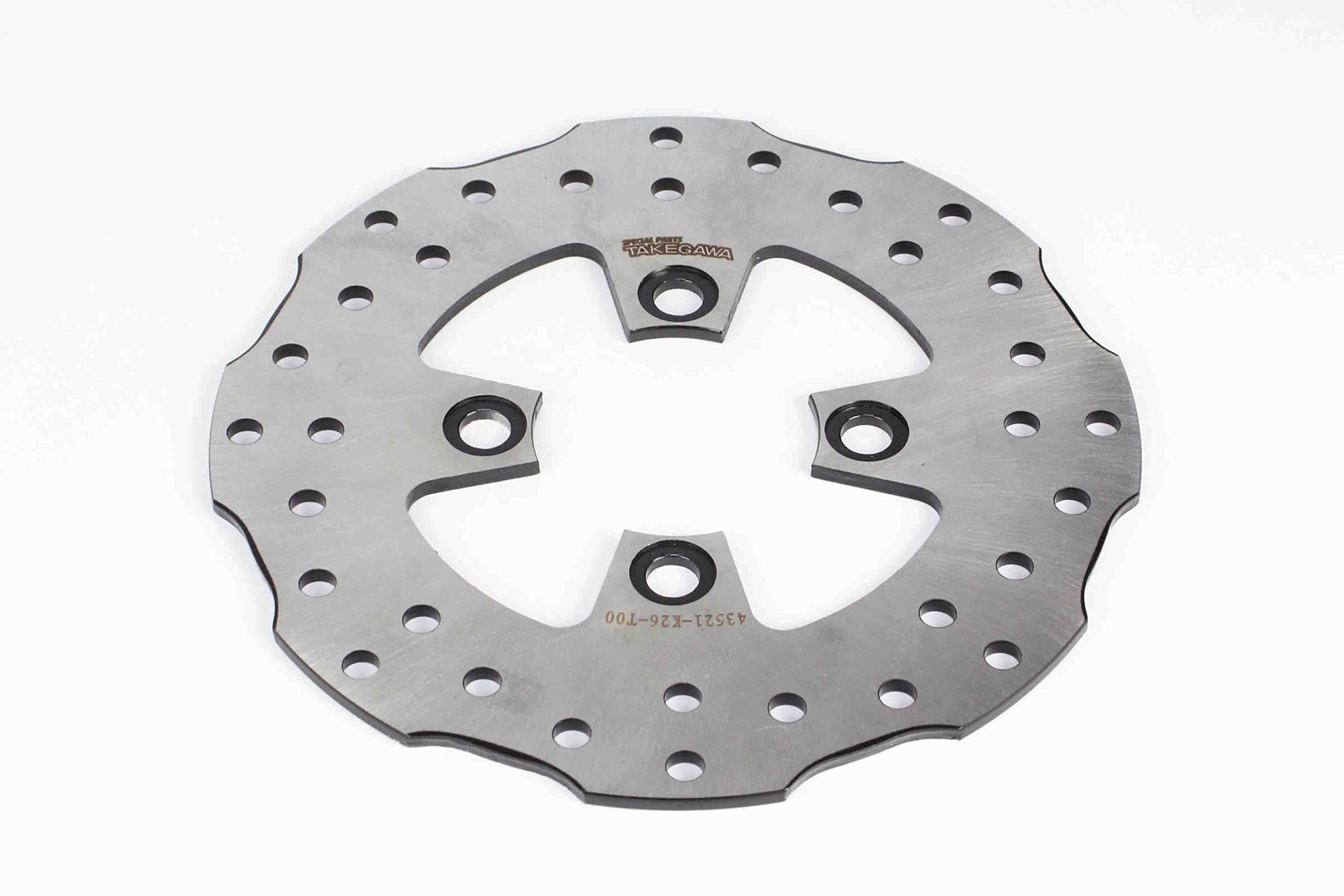スペシャルパーツ武川 (TAKEGAWA) SP武川 リヤディスクローター(ウェーブ形状) GROM/モンキー125/ダックス 125 06-0