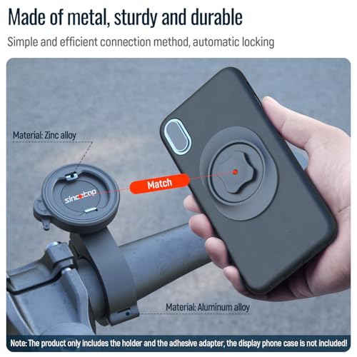 SinceTop 自転車 スマホ ホルダー 脱着簡単ロードバイク スマホホルダー 自転車 携...