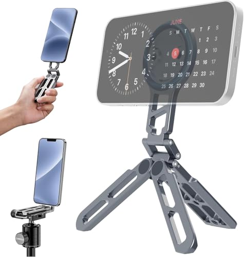 樂天商城 - マグネット式ポケット電話三脚 折りたたみ式 スマホホルダー iPhone 15/14/13/12 Plus Pro Maxシリーズ対応 アップグ