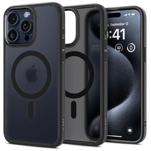 樂天商城 - Spigen 【創業18年の技術力】 iPhone 15 Pro Max ケース 半透明 MagSafe対応 米軍MIL規格 ウルトラ・ハイブリ