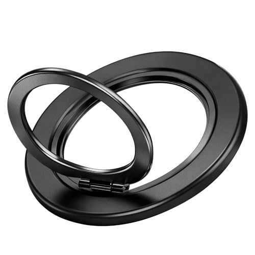 【超薄軽量・カチカチ回転音】Calina スマホリング、対応magsafeリング、バンカーリング、互換性iPhone リング、強力な マグネット