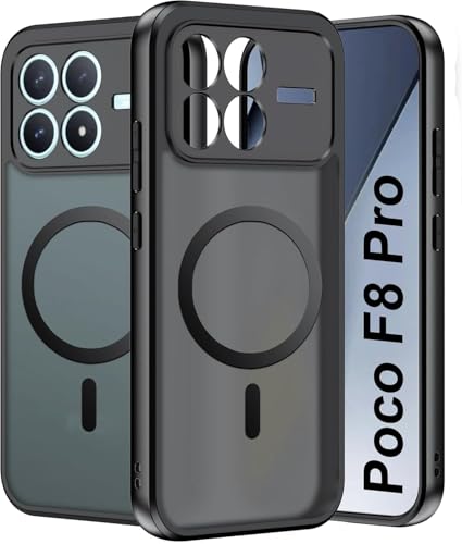 Rakuten - Xiaomi POCO F8 Pro ケースマット感 半透明 MagSafe対応 シャオミ POCO F8 プロ/Redmi K90 ケース マ