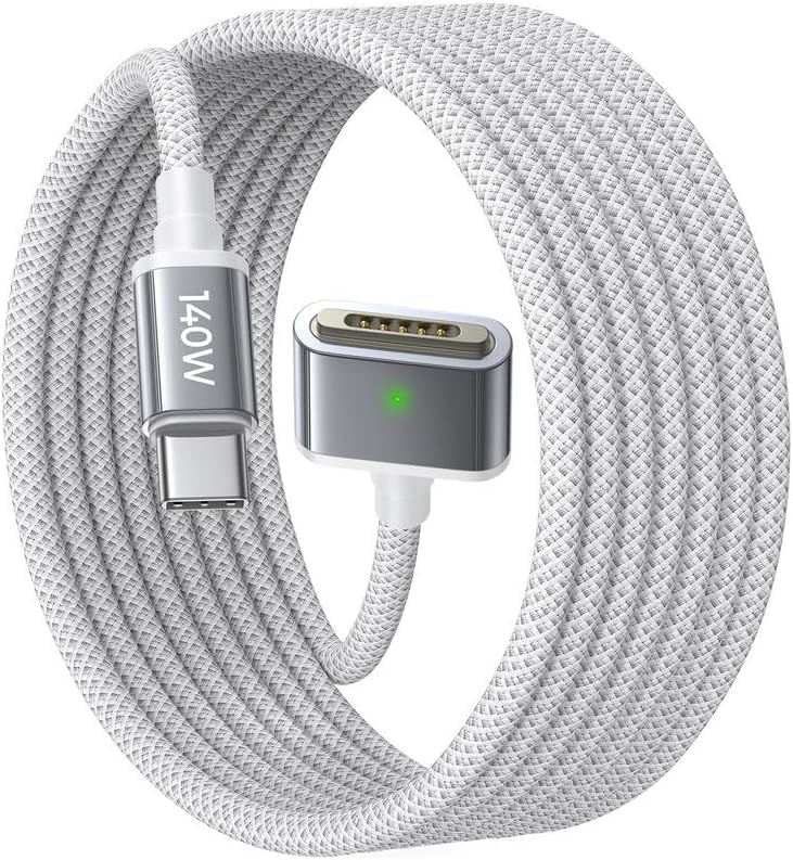 LISEN 140W Macbook Air 充電ケーブル (2m、PD3.1超高速充電) Macbook pro充電器 U...