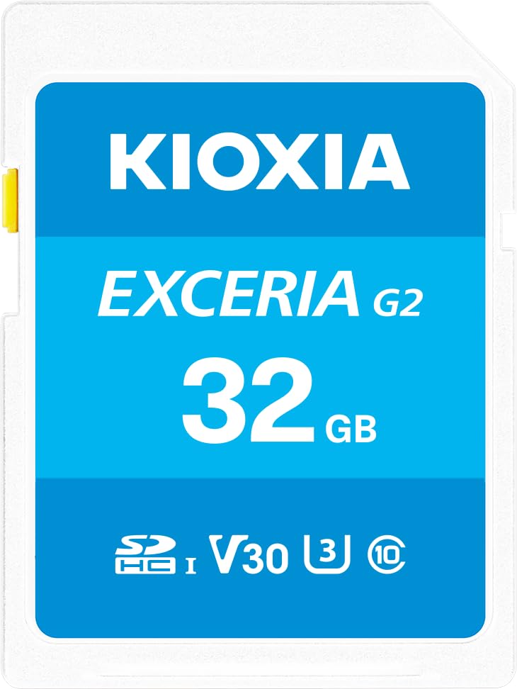 KIOXIA(キオクシア) 旧東芝メモリ SDカード 32GB SDHC UHS-I U3 V30 Class10 読出速度100MB/s 日本