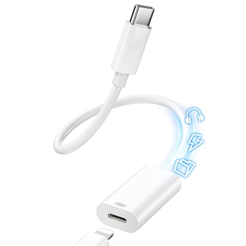 ??【急速充電、高速転送】このType C to ライトニング 変換 アダプタは、最大27W (9V3A)の急速充電と480mbpsの高速データ転送に対応しています。iPhoneは約30分で60%充電可能です。ライトニングケーブルをこのアダプタに差し込むだけで、様々な USB Type-C ポート搭載機器と一緒に使うことができます。なお、このアダプタのデータ転送機能は、スマートフォンとパソコンの間でのみ対応しており、スマートフォンとその他のストレージ機器の間のデータ転送には対応していません。・??【Hi-Fi音質 ・通話・音楽・音量調節対応】96KHz/24bit オーディオ出力を提供し、高レート、高解像度、騒音減らし、音声の損失をできる限り最小限に抑え。 前代モデルのライトニングヘッドホンを使うことで、USB-C デバイスからクリアで細部に至るまで丁寧なサウンドをお楽しみいただけます。 いつでもどこでも高い音質で豊かなサウンドに包まれることができます。 さらに、音楽の再生 / 一時停止 / 次の曲（音量アップ）/ 前の曲（音量ダウン）/ 着信応答 / 着信拒否 / 音量調整など、