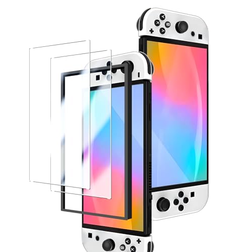iCarez Nintendo Switch 2 用の ガラスフィルム 【日本旭硝子素材製-2枚 ガイド枠付き】に適合する Switch2 用の