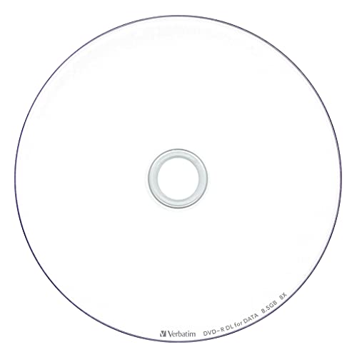 ?バーベイタム(Verbatim) Verbatim バーベイタム 1回記録用 DVD-R DL 8.5GB 10枚 ホワイトプリンタブル 片面