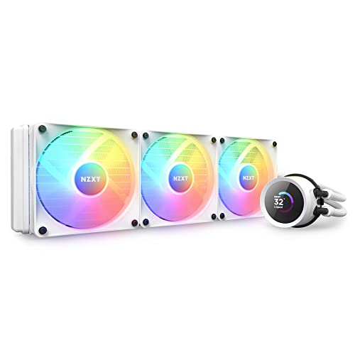 NZXT KRAKEN RGB 360 White 簡易水冷CPUクーラー RL-KR360-W1 FN1874