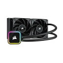 CORSAIR iCUE H100i RGB ELITE 水冷式 CPU クーラー LGAマザーボード対応 120mmファン 240mmラジエー