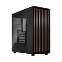 Fractal Design North Charcoal Black TG Dark 木材使用 ナチュラルデザイン ATX PCケース FD-