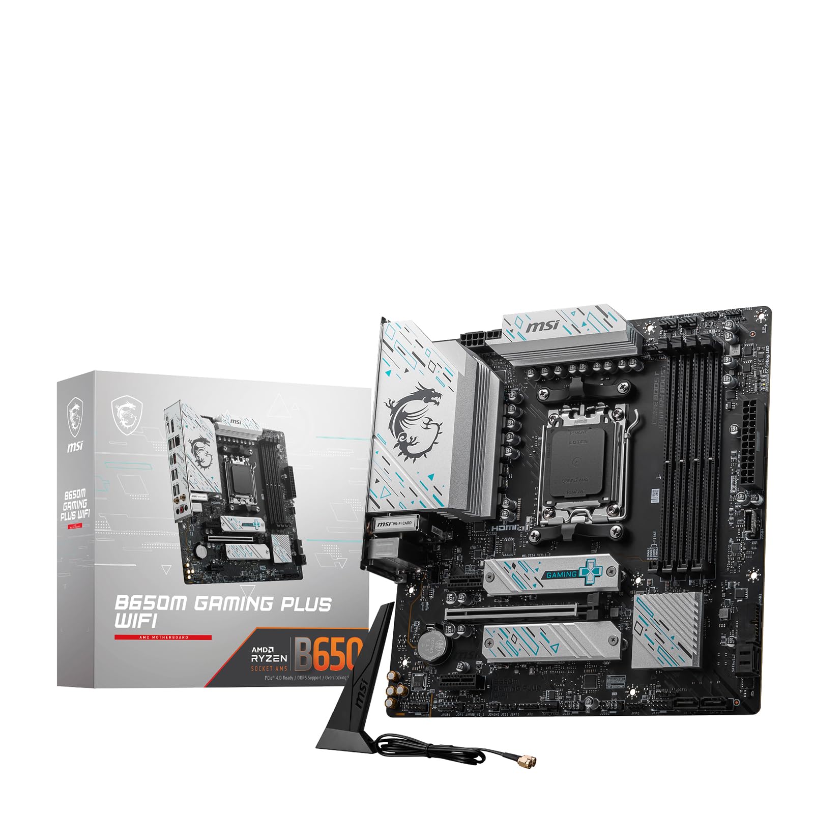 MSI B650M GAMING PLUS WIFI AMD Ryzen 7000/8000シリーズプロセッサ対応 Socket AM5 DDR