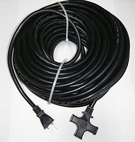 NICOH(ニコー) ソフト延長コード 15A 30m コード 3個口 合計1500Wまで ブラック NCT-1530BK