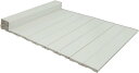 ミエ産業 EC Ag+抗菌 折りたたみ式 コンパクト 風呂フタ 製品サイズ 75×151.8cm ホワイト L15_WH