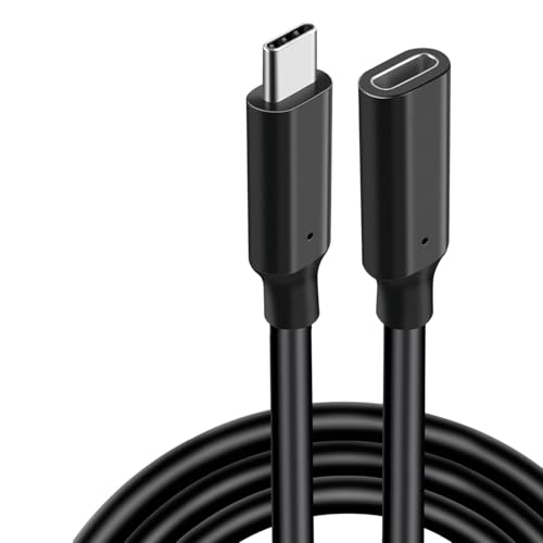 Rakuten - Renvmexy USB C 延長ケーブル Type-C オス-メス 延長ケーブル 10Gbps USB 3.2 Gen2 高速データ転送 4K