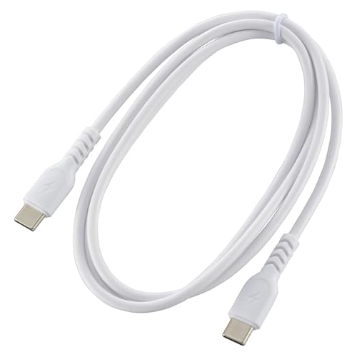 オーム(OHM) AudioComm usb c ケーブル 急速充電PD対応 USB-C to USB-C type-cケーブル 1m ホワイト