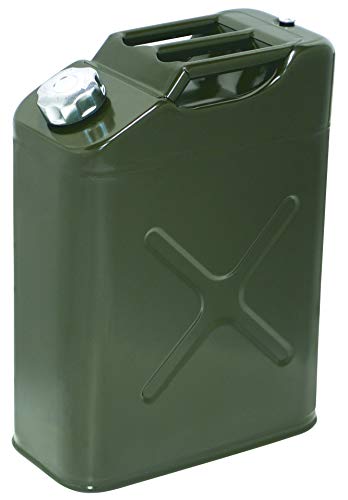 エマーソン(Emerson) 縦型ガソリン携行缶 20L 消防法適合品 KHK 鋼板厚0.8mm トリプルハンドル ノズル収納可能 ノズルフィル