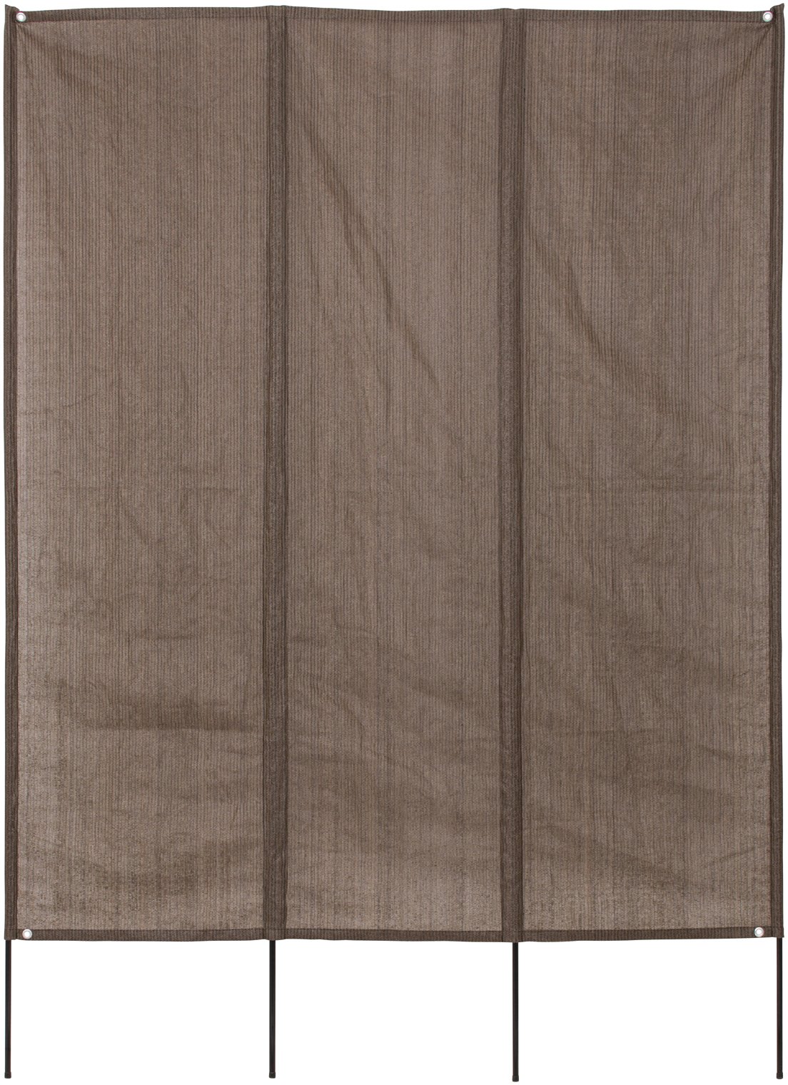 タカショー 日よけ 洋風タテス モカ 1.9×2.7m ポリエチレン、スチール GST 紫外線に強く破れにくい シェード サンシェード よしず