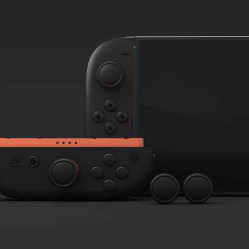PlayVital 2025年新型Switch 2対応用親指グリップキャップ 4個セット?ジョイコン対応シリコン素材 快適フィット スイッチ2対