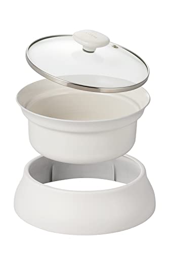 エレコム IHクッキングヒーター HAC-IH01CWH専用深鍋 プレートのみ 満水容量約1.5L HOTDISH cocotte Li..