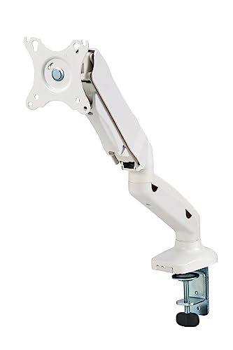 エレコム モニターアーム シングルアーム 17~32インチ対応 耐荷重:9kg ガス式 VESA規格対応 ホワイト DPA-SS08WH