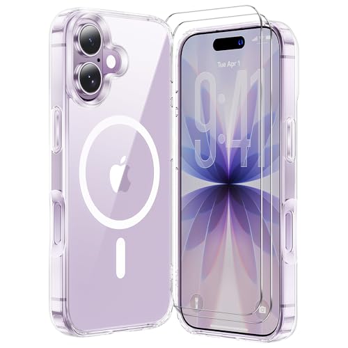 樂天商城 - Bruzaio iPhone 17 用 ケース【強化フィルム2枚付き】Magsafe対応・米軍規格 いphone17 スマホケース 半透明 耐衝