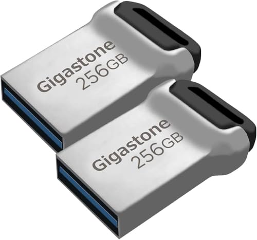 【GIGASTONE】Z90 256GB 2個セットUSBメモリ USB 3.2 Gen1 メモリスティック 小型 メタリック フラッシュドライ
