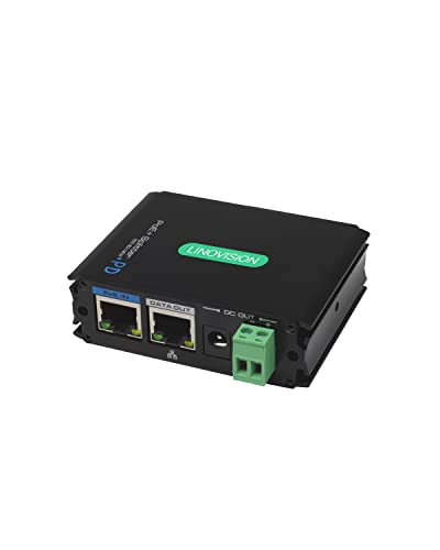 LINOVISION産業用ギガビットPoE+スプリッター、 DC12V or DC24V出力、広い電圧PoE36V?60V入力、IEEE802. LINOVISION産業用ギガビットPoE+スプリッター、 DC12V or DC24V出力、広い電圧PoE36V?60V入力、IEEE802.