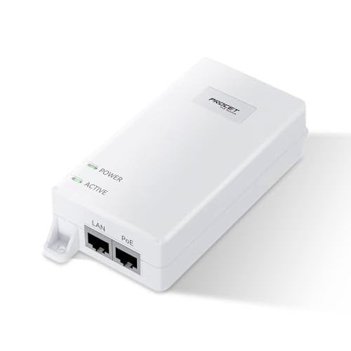ギガビット PoE++ インジェクタ 60W IEEE802.3bt/at/af 準拠、PoE(15.4W) または PoE+(30W) または