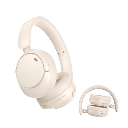 ヘッドホン bluetooth ワイヤレスヘッドホン 6つのシリコンマイク搭載ANCノイズキャンセリング最大80時間再生AIスマートIPX7防水
