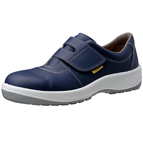 [ミドリ安全] 静電安全靴 JIS規格 スニーカー 普通作業 ワイド先芯 耐滑 MSN395 静電 ネイビー 26.0 cm