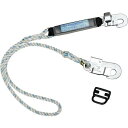 藤井電工 TSUYORON フルハーネス用 ランヤード ロープ式 ランヤード長 1.6m THL-11-R23-BP