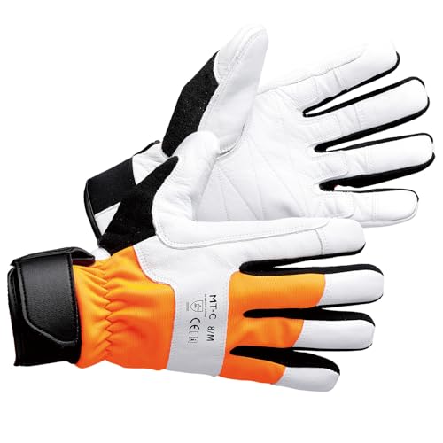 [ミドリ安全] 防護手袋 チェーンソー 作業用 やぎ革 MTC LL 1双