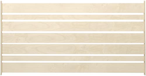 Rakuten - タカショー フェンス 美WOOD 木目調 錆・キズに強いアルミ製 幅120cm×奥行2.5cm×高さ62.3cm シックボーダー ミルキーウッド
