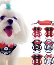 【送料無料】犬 胴輪 犬ハーネス 蝶ネクタイ 簡単装着 散歩 お出かけ おしゃれ 可愛い 小型犬 中型犬 ペット ペットグッズ 犬用品 S/M/L おしゃれ 抜けない リード 可愛い 服 ペット用品 犬用 アウトレット ソフトハーネス メッシュ(4)