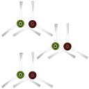 エコバックス T20 OMNI / T10 / T10 PLUS / T10 OMNI用 サイドブラシ2個セット×3 互換品