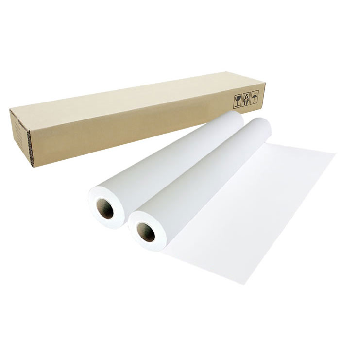 【2本セット】インクジェットロール紙 マット合成紙(グレー糊付) 幅914mm(A0ノビ)×長さ30m 厚0.24mm プロッター用紙 大判ロール紙 大判インクジェット用紙 大判プリンター 大判印刷 ポスター印刷【沖縄・離島 お届け不可】