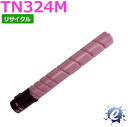 【現物再生品】【リサイクルトナー】 TN324M トナー マゼンタ コニカミノルタ用 ※空カートリッジを先に回収 【沖縄・離島 お届け不可】