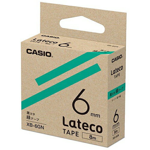 JVI CASIO eR Lateco lߑւpe[v 6mm  / ΃e[v XB-6GN