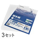 FUJITeX フジテックス 合成紙 耐水紙 パウチフリー PETタイプ A3サイズ (200μ) 100枚×3セットラミネート不要 水や湿気に強い レーザープリンタ用紙【沖縄 離島 お届け不可】